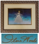 Disney Limited Edition Sericel From Cinderella -- Signed by the Actress Who Voiced Cinderella in the Original 1950 Film